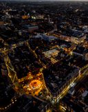 Christmas Market Drone Night 03 3