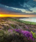 Coastal sunset view at Robin Hoods Bay Credit Ebor Images 336095133