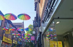 Rainbow brollywalk landscape