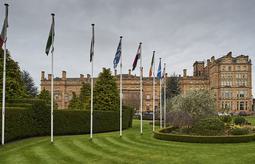 Royal York Hotel garden view w flags 1244827322
