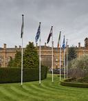 Royal York Hotel garden view w flags 1244827322