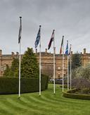 Royal York Hotel garden view w flags 1244827322