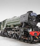 Scotsman in the snow in North Yard 2 March 2016 Credit NRM 1