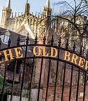 York Old Brewery Courtyard gates and Minster